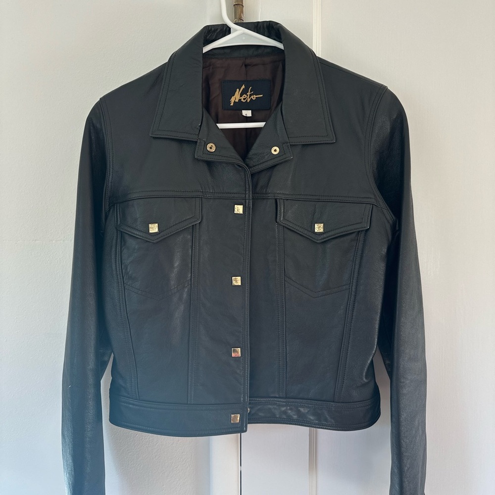 Neto real leather jacket